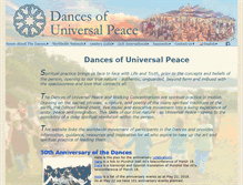 Tablet Screenshot of dancesofuniversalpeace.org